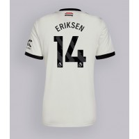 Camisa de Futebol Manchester United Christian Eriksen #14 Equipamento Alternativo 2024-25 Manga Curta